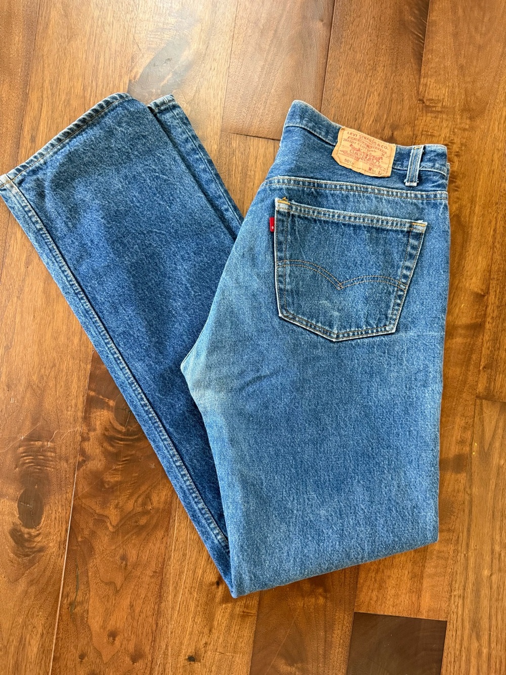 Vintage 80s Levi's 501xx Made in USA
Shrink-To-Fit Jeans 34x35